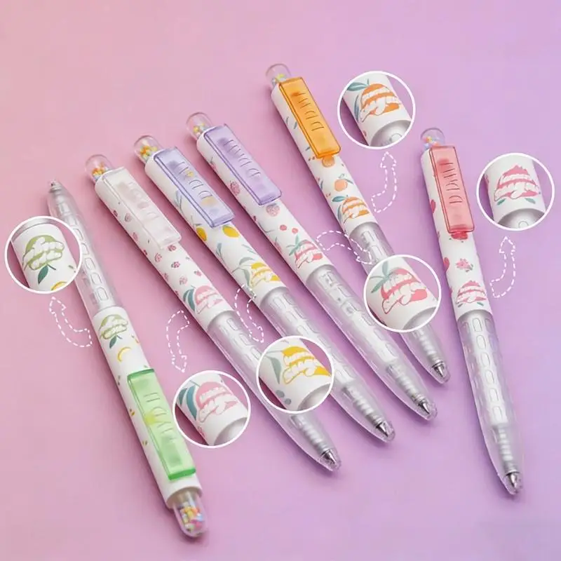 

Pack of 12 Clicks Gel Pen Smooth Quick Drying 0.5mm Roller Ball Pen Fine Point Pen For Exams Office School Writing F19E