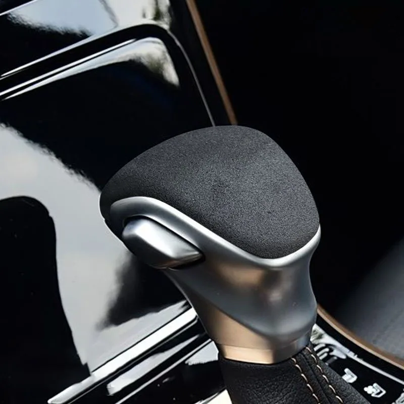 

Car Interior Accessories Auto Parts Suede Gear Shift Knob Cover Stick Head Protector Trim For KIA K3 Sportage KX1