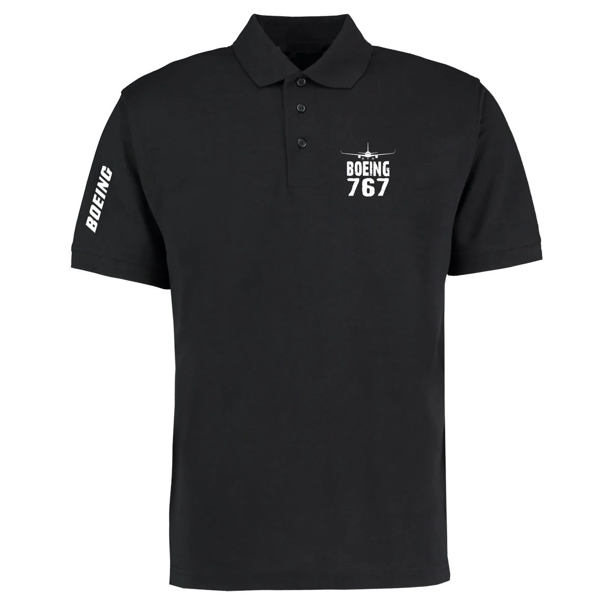 Casual T-Shirts Tops Tees Aviation The Boeing 767 Pilots Cotton Men Polo Shirts Men Clothing