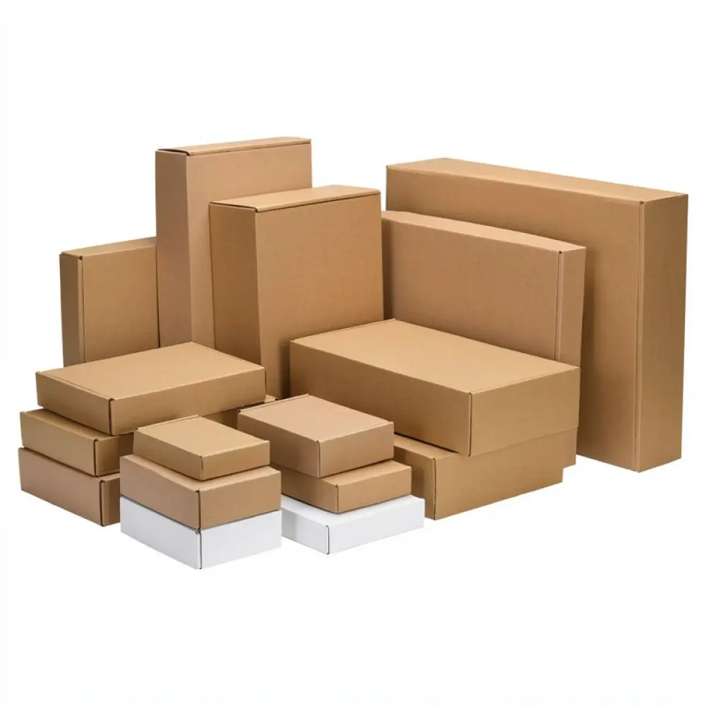 Customizable Mailing Box Corrugated Paper Parcel Case For For CHUANYUE Shipping Carton Foldable Small Item Storage Mailer