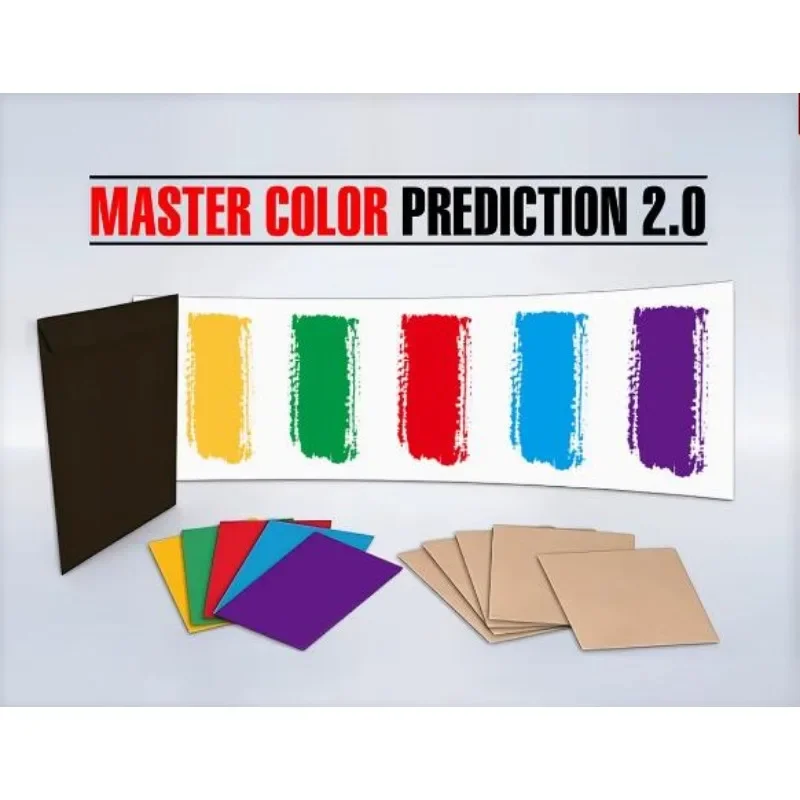

Stage Master Color Prediction 2.0 by Max Vellucci Magia Magician Illusion Magic Tricks Gimmick Mentalism,Bizarre Psychokinesis