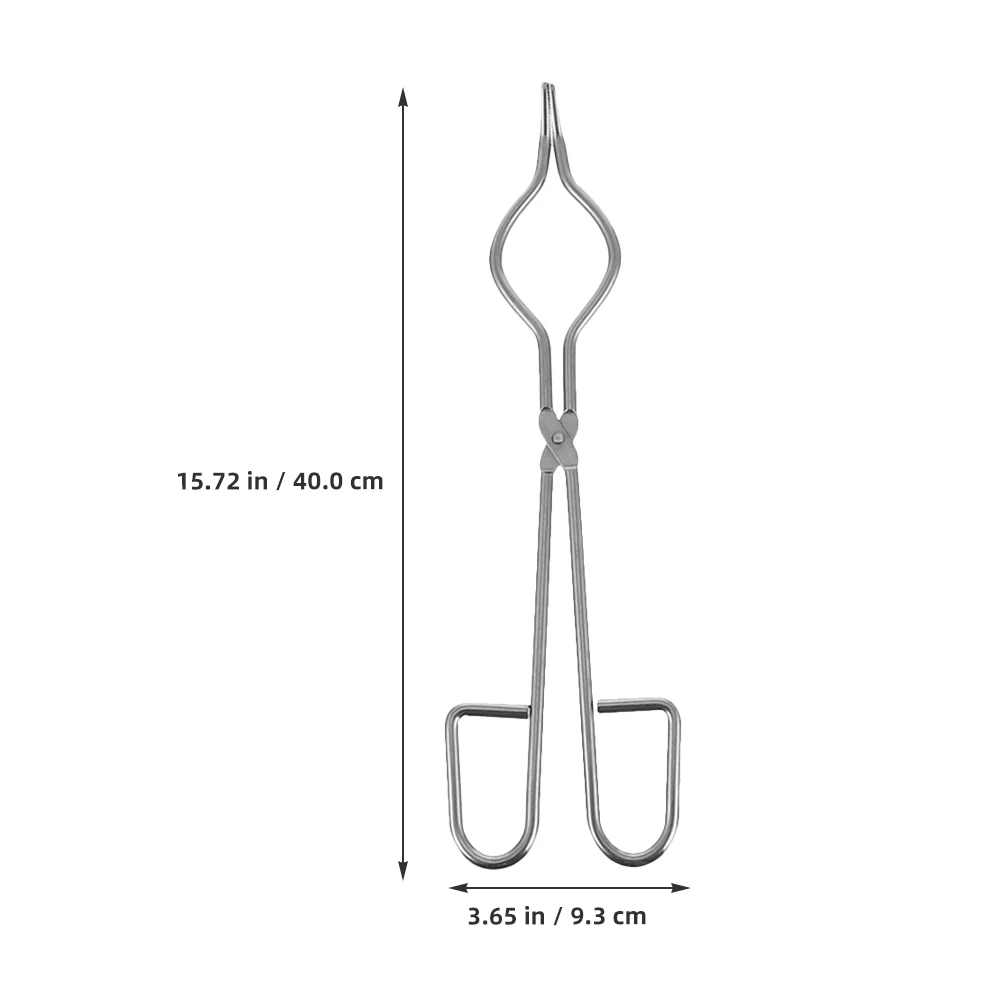 

Crucible Tongs 40cm Stainless Steel High Temperature Jewelry Casting Lab Tools Crucible Clamp Melting Furnace Pliers Metal