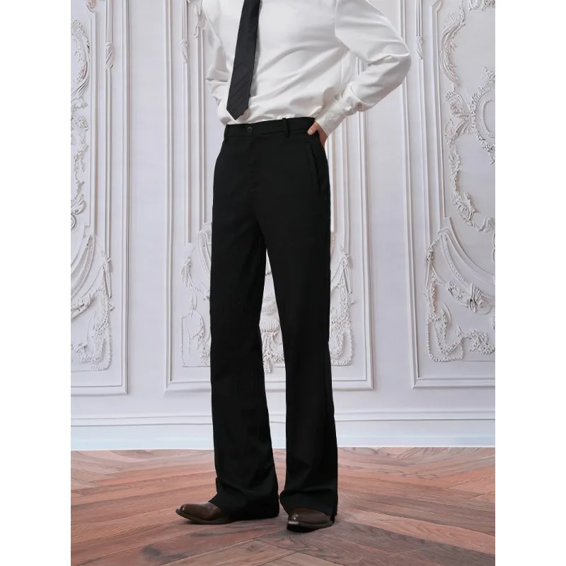 Fashion Men Three-dimensional Tailoring Deconstruction Trousers Men