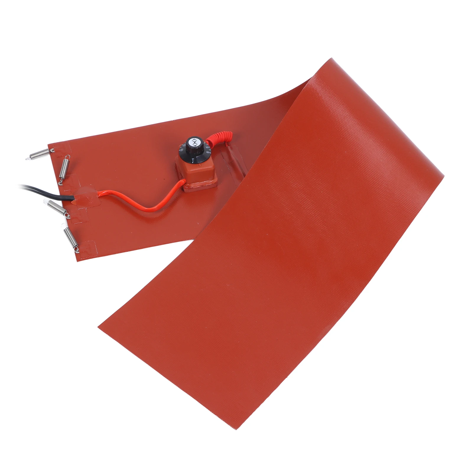 60L Oil Drum Heater Belt 1200W Metal Silicone Drum Electric Heater Pad with Thermostat 60L Oil Drum Silicone Heating Belt