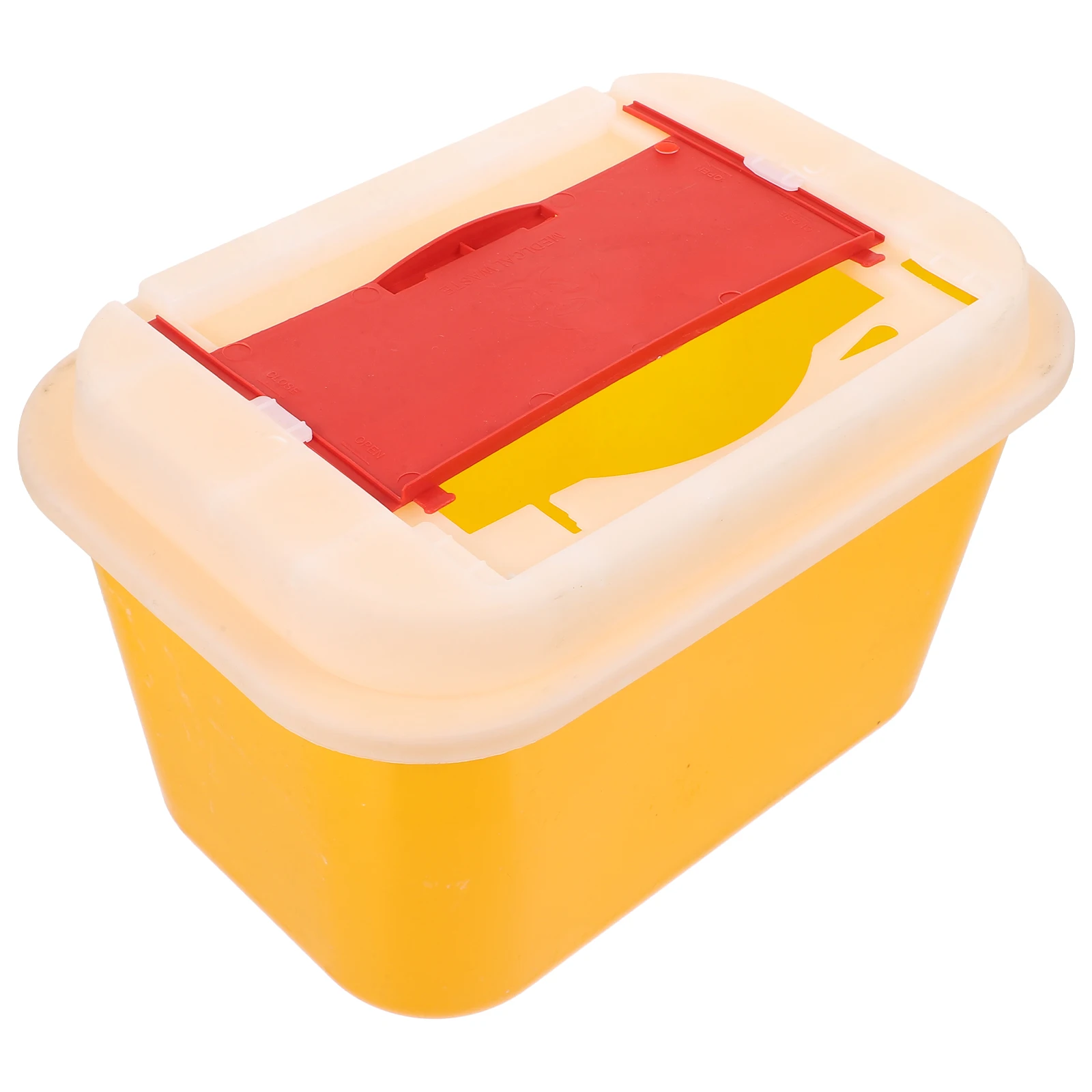 

Box Small Container Safe Bucket for Needles Hospital Travel Sturdy Structured Square Medical Waste Bin Flexible Long Term