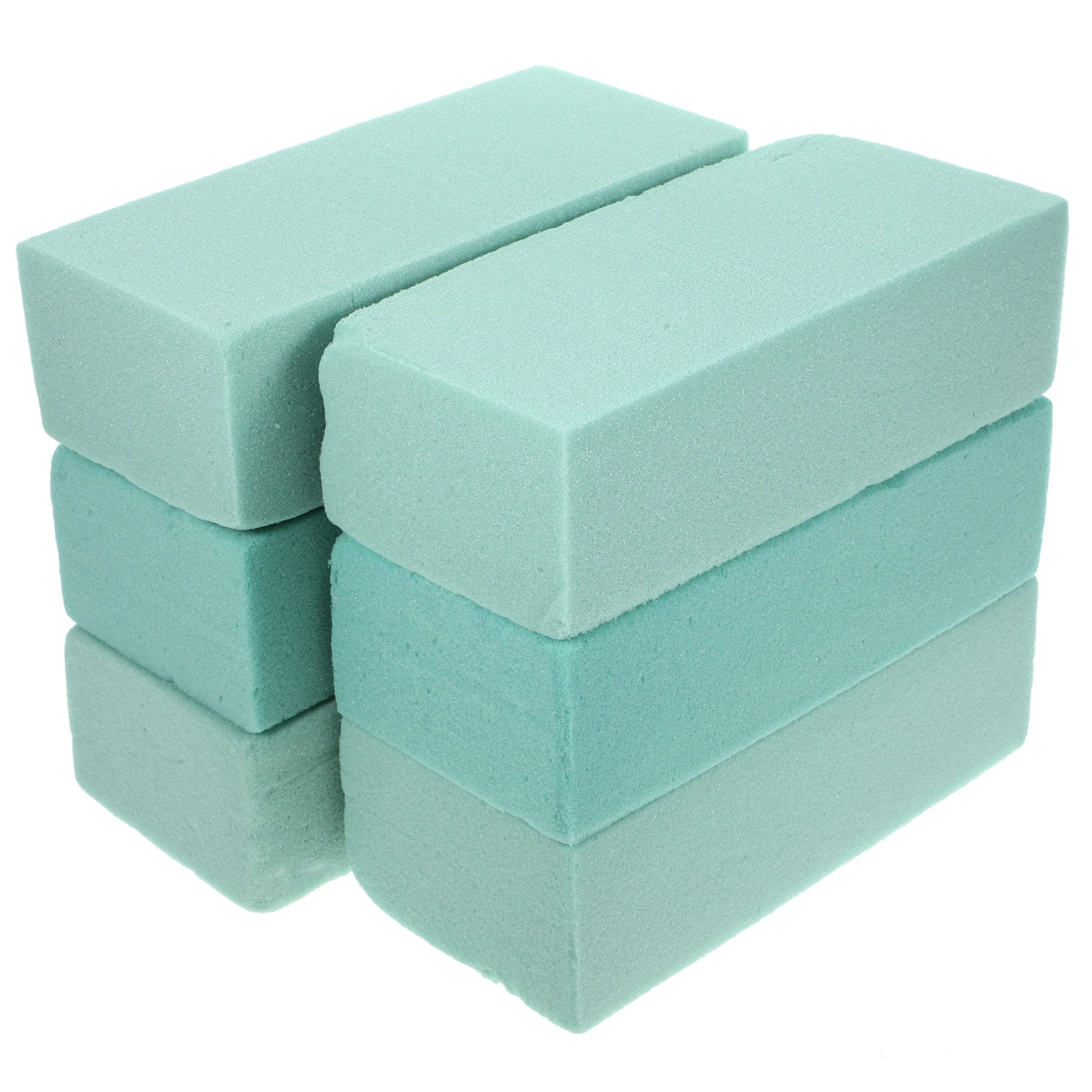 

6pcs Floral Foam Blocks Friendly Artificial Flowers Arrangement Mud Brick for Art Projects No Smell Easy Use