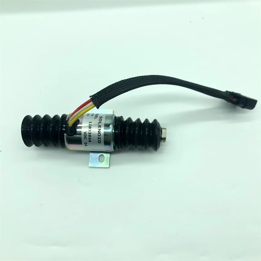 Durable Diesel Shut Down Solenoid 11033954 For Volvo Wheel Loader L120C L90C L150C L150