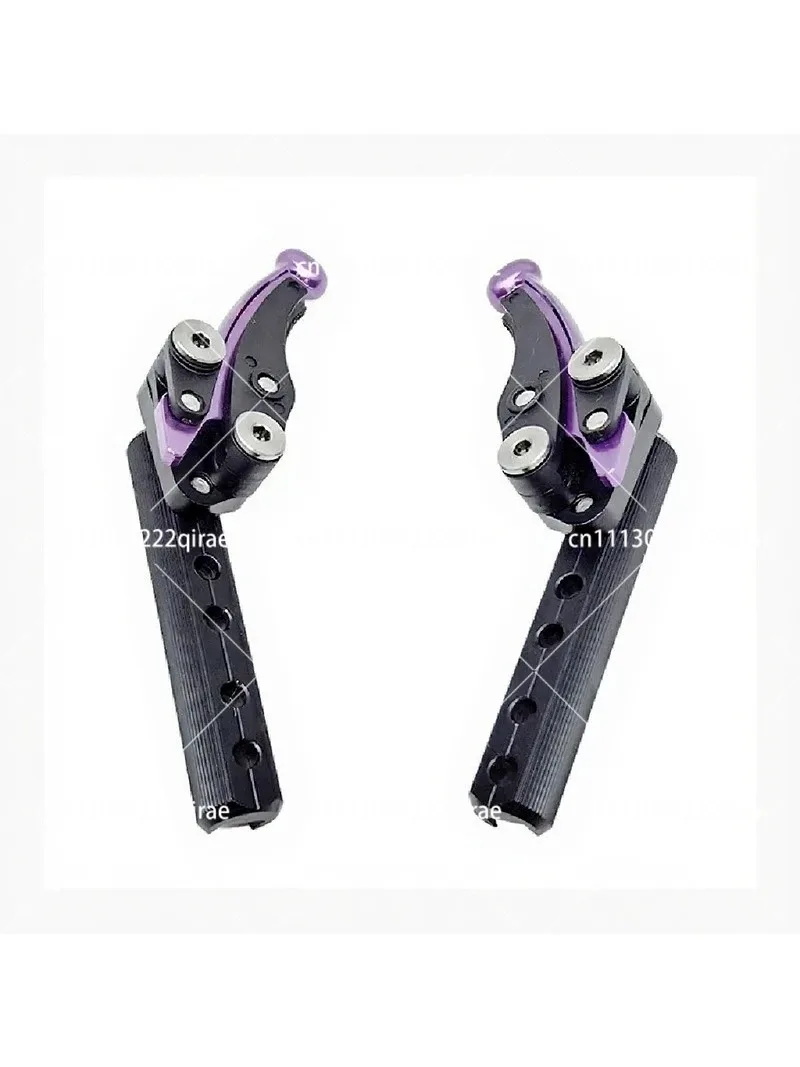 Sports Wheelchair with Scissors Brake Aluminum Alloy Frame Multi-Color