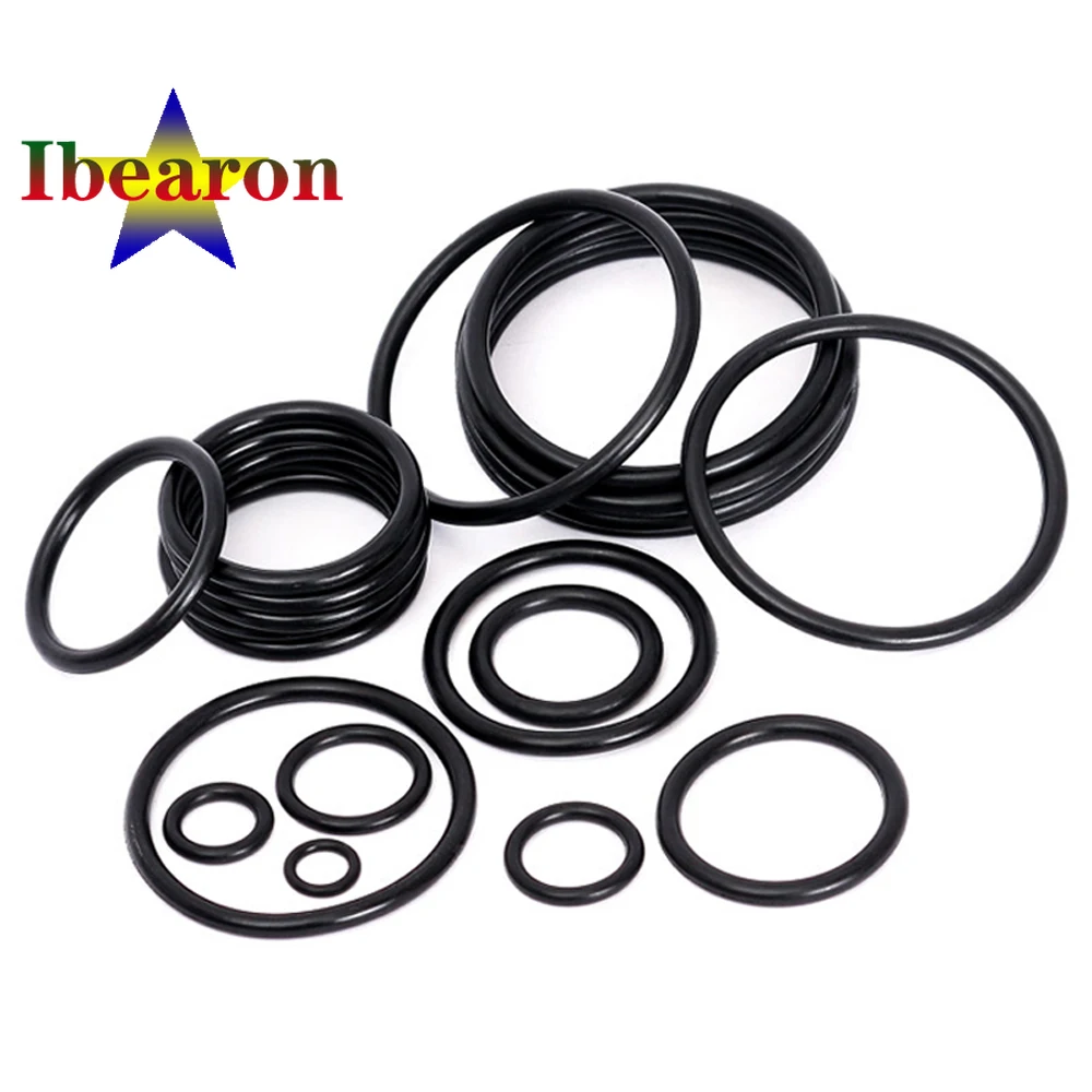 1PCS Black O Ring Gasket CS 8mm OD 230mm~300mm NBR(Nitrile Rubber Buna) Round O Type Corrosion Oil Resistant Seal Washer