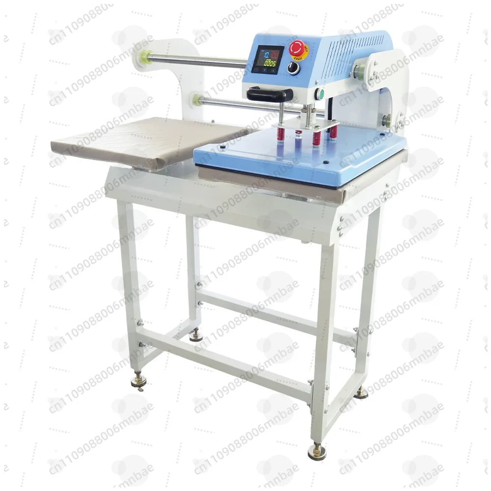 Pneumatic Double Station Heat Press for Garment, T-shirt & Flag Printing & Rhinestone Pressing