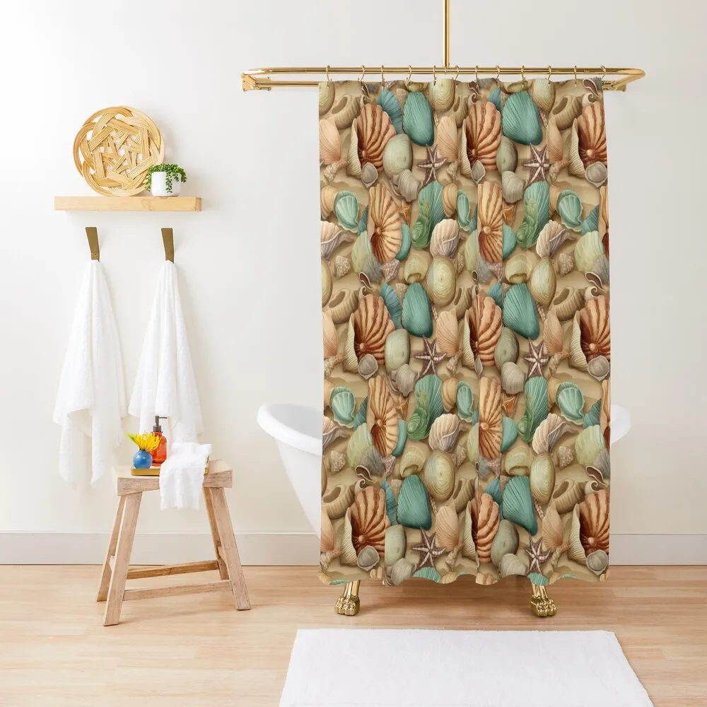 

She Sells Seashells Shower Curtain Anime Bathroom Luxury Bathroom Shower Bathroom Accessories Elegant Curtain