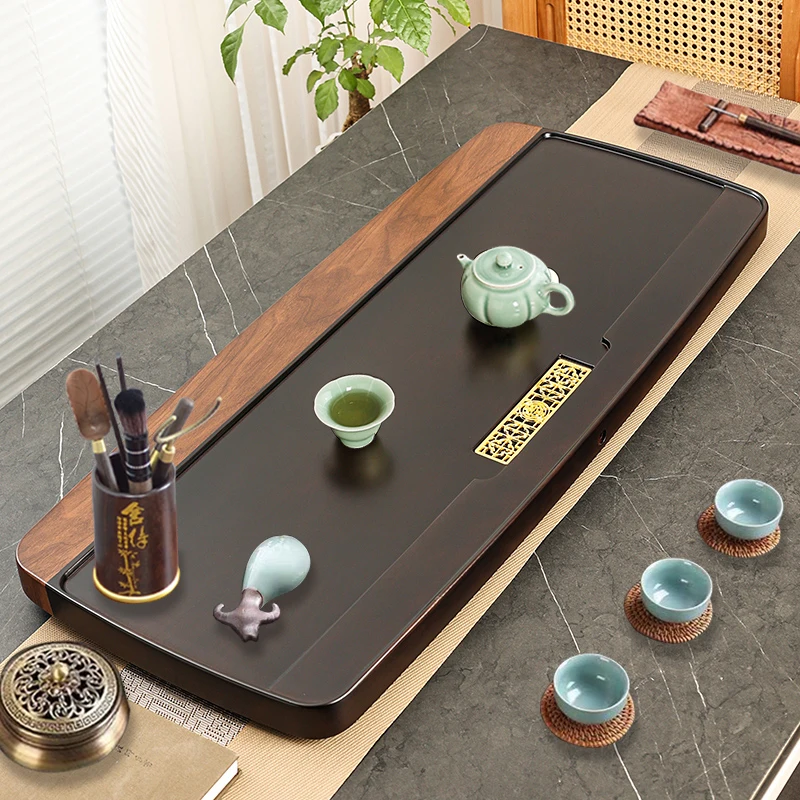 

Wood Plates For Food Decorative Tea Tray Ceremony Table Valet Rectangle Ceramic Tea Tray Coasters Hospitality Bandejas Teaware