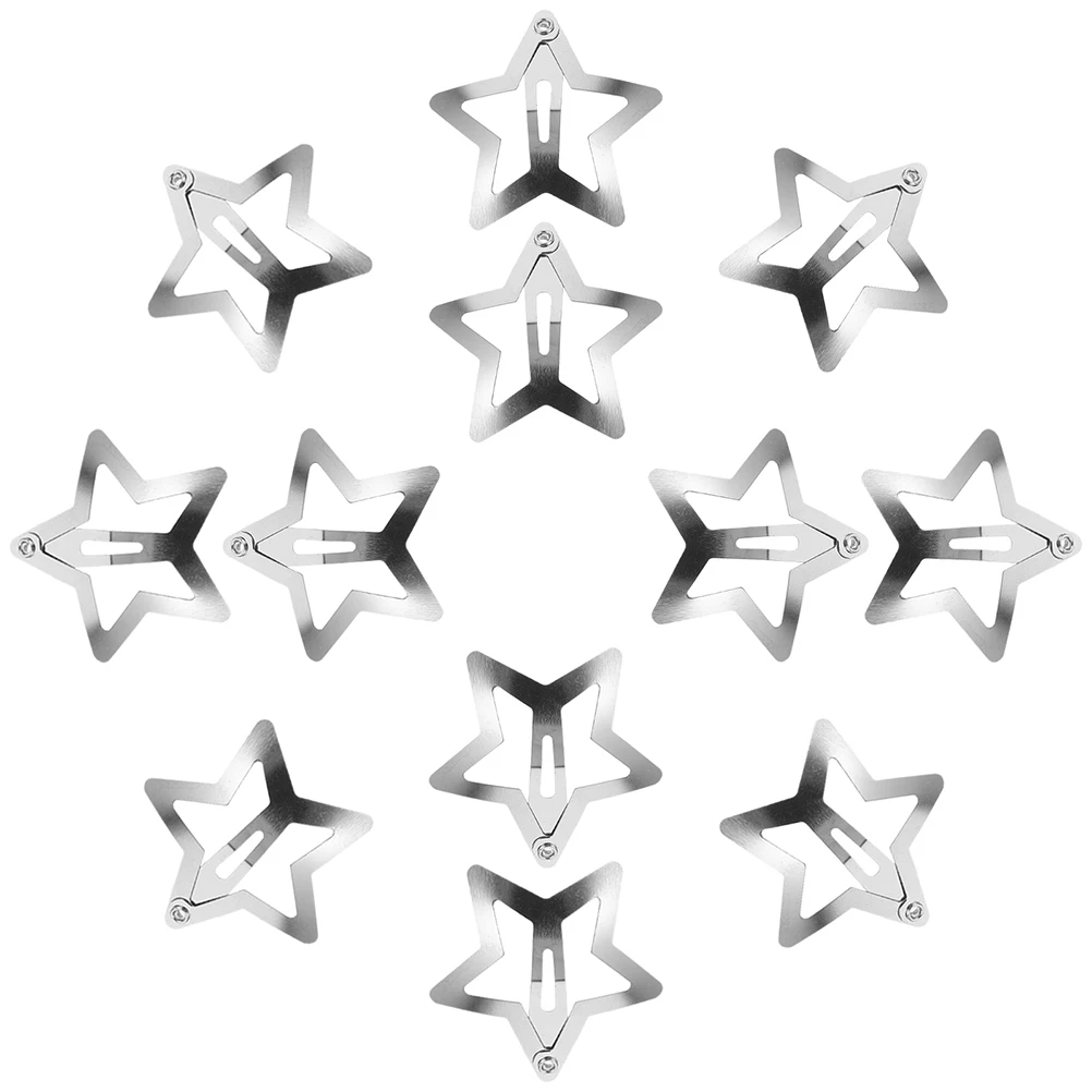 

20pcs Star Hair Clips Metal Barrettes Small Mini Fine Decorative Hair Accessories for Women Teen Girls Snap Pins