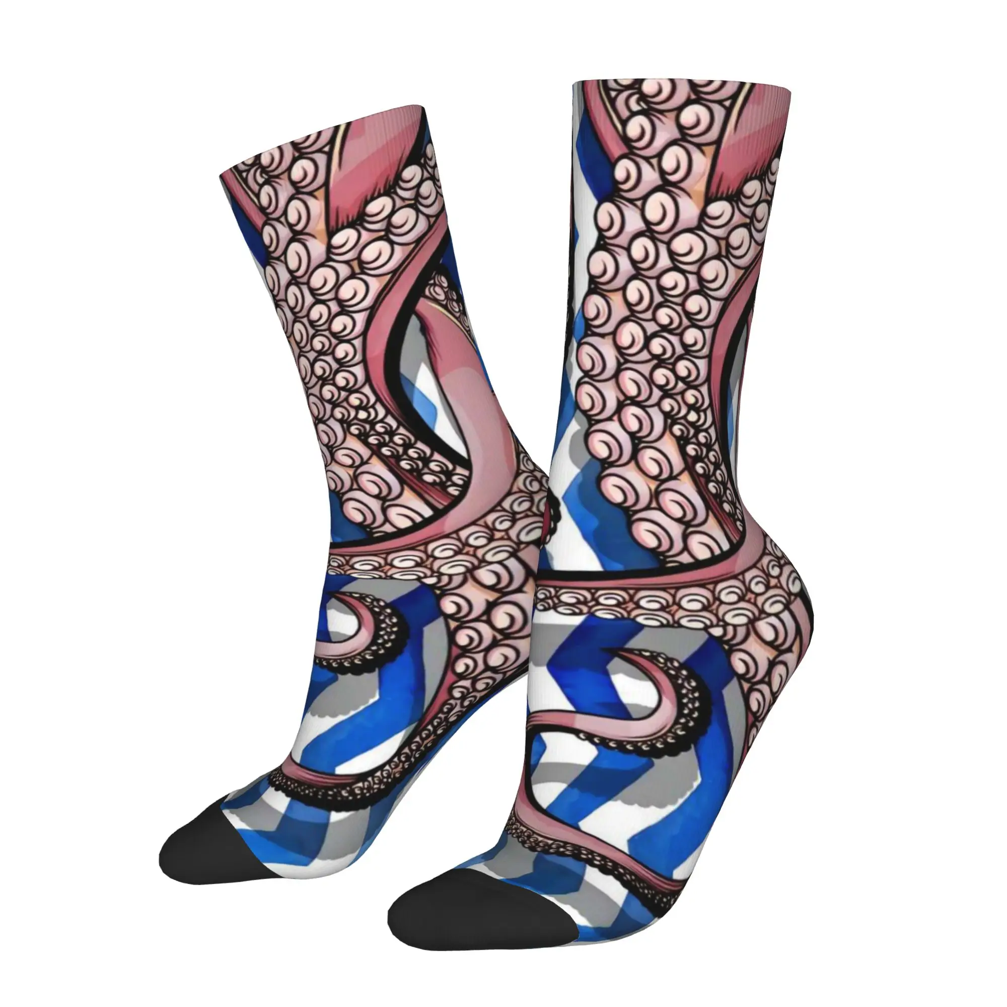 

Cthulhu Octopus Sock Printed Man Polyester Fashion Popular