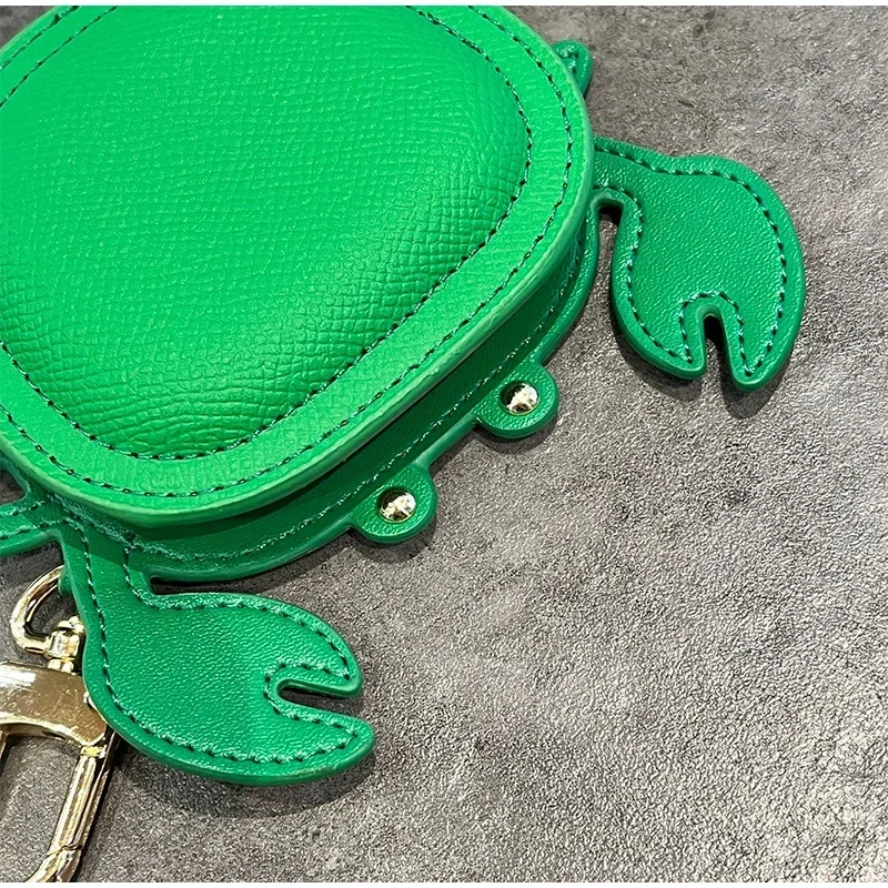 Krabben-Geldbörse, Mikrofaser-Leder, Mini-Geldbörse, Make-up-Kopfhörer-Aufbewahrungstasche, Schultasche zum Aufhängen, Anhänger, Handtasche, Charm-Zubehör – Detail 19