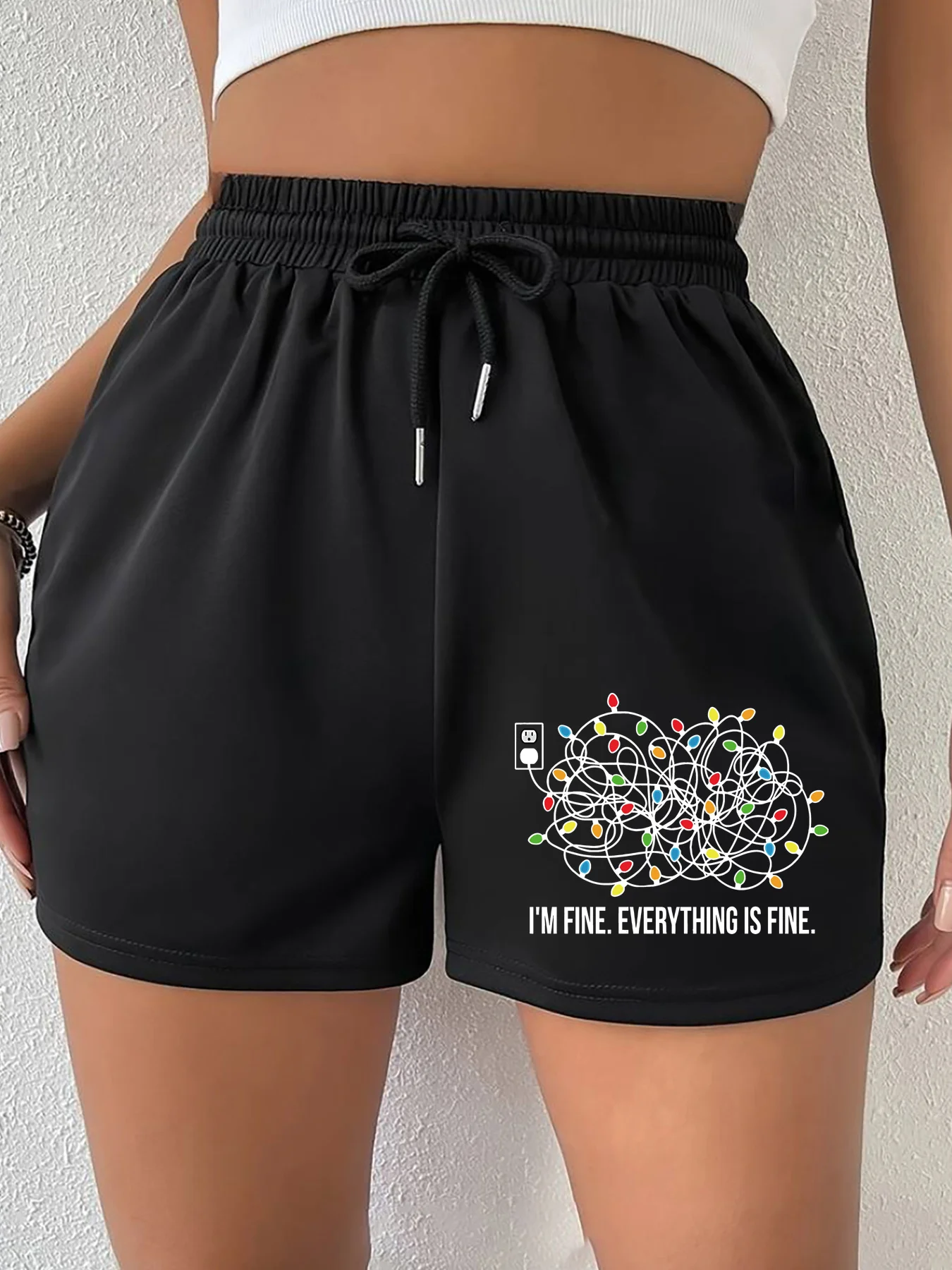 

Ladies' Trendy and Fashionable Shorts, Summer Casual and Versatile, American Style Trendy Outerwear, Summer Beach Pants
