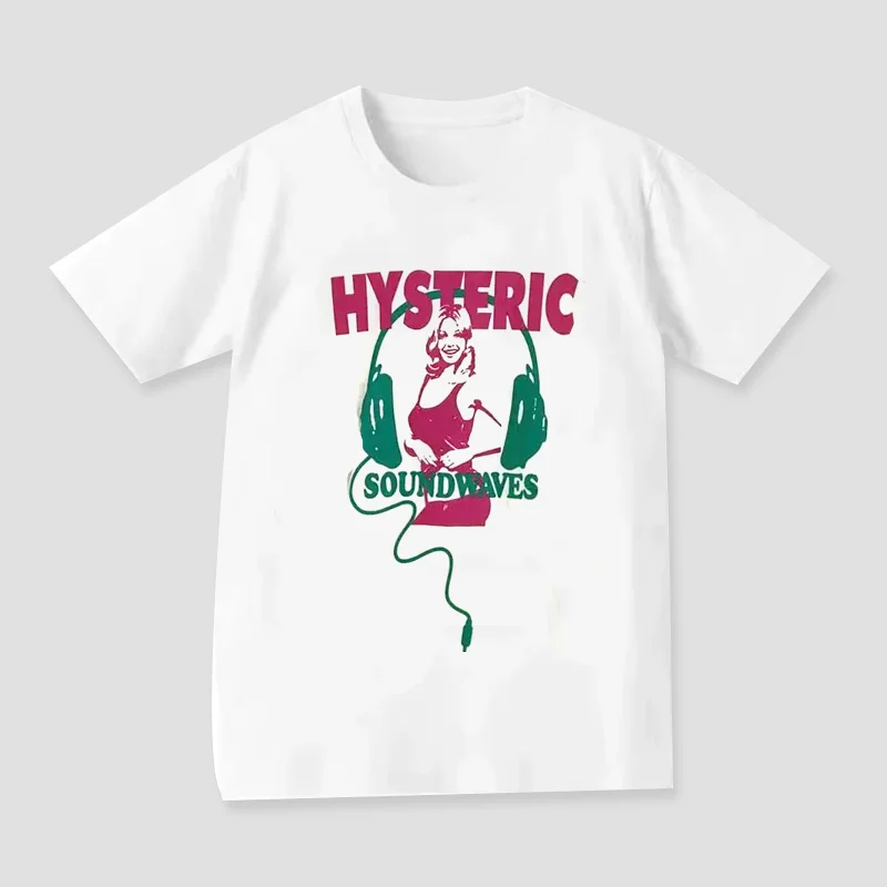 Vintage Hysterical Glamour Bedrucktes T-Shirt für Männer und Frauen Baumwoll-T-Shirt Herren-T-Shirts 2026 Sommer Herrenkleidung Neues T-Shirt Streetwear – Detail 13
