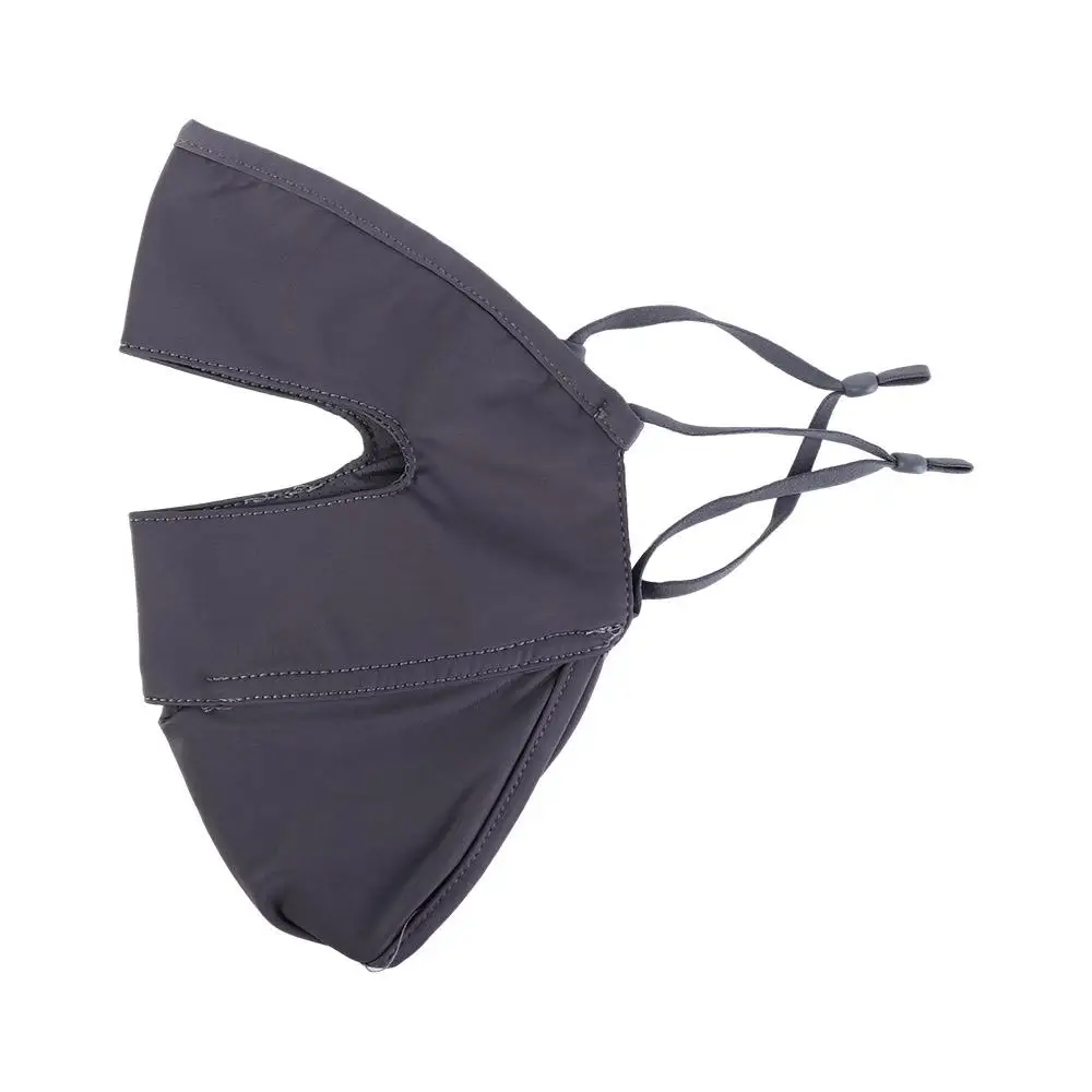 

Тонкая солнцезащитная маска-вуаль от УФ-излучения, однотонная, для женщин, летняя, для защиты от солнца, маска для лица, маска для вождения