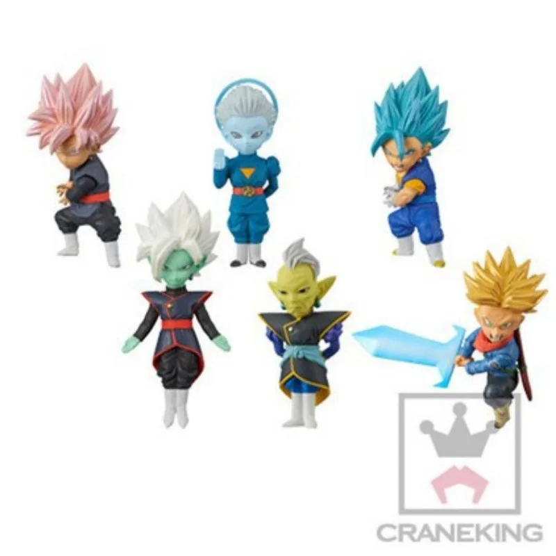 Bandai Glasses Factory Seven Dragon Ball Anime Genuine Goku Begitabu Mini Figures WCF Set Box Collection Toy Gifts