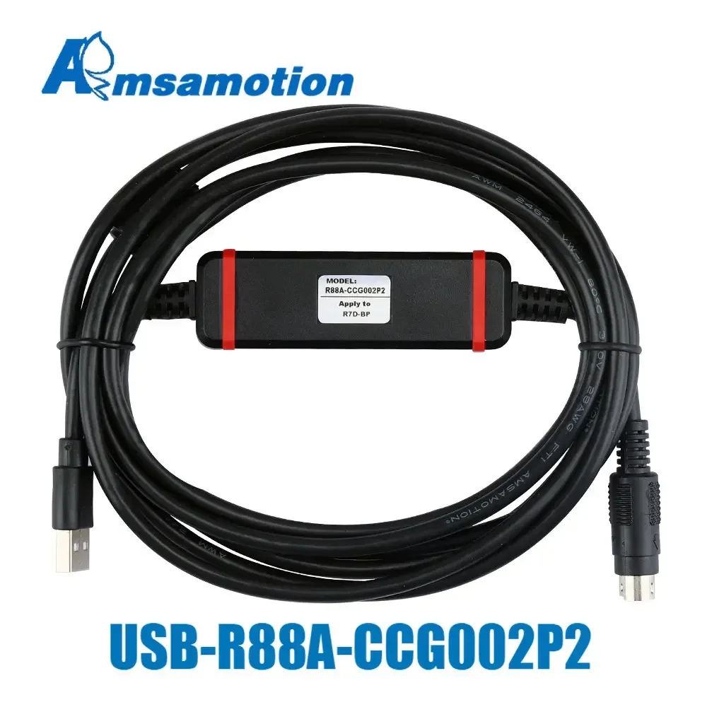 USB-R88A-CCG002P2 Подходит для сервопривода OMRON R88D R7D-BP Кабель для отладки и загрузки данных