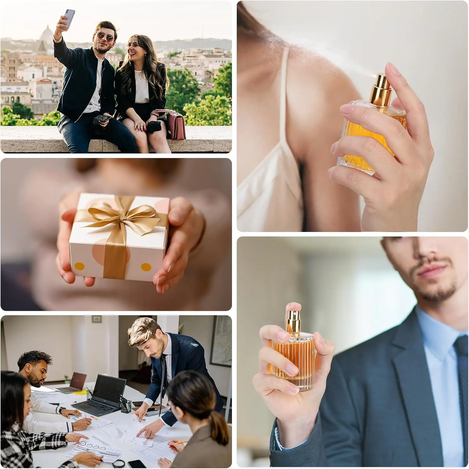 2 Pcs 50ml Travel Cologne Sprayer Glass Vintage Atomizer Empty Refillable Bottles Toiletries Container Dispenser Sample Spray