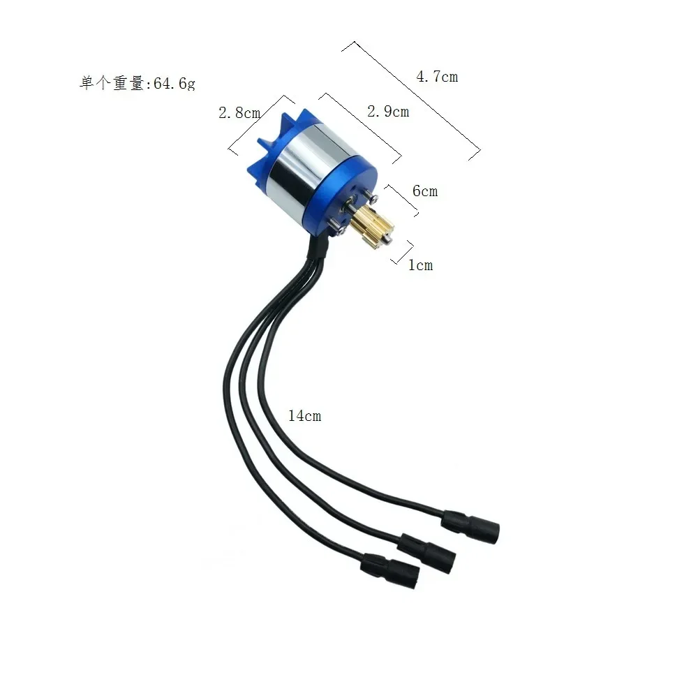 

Двигатель 2830 2100 кВ и сменный бесщеточный ESC AM32 45A, комплект обновления регулируемой мощности для MN128 1/12, детали радиоуправляемого автомобиля
