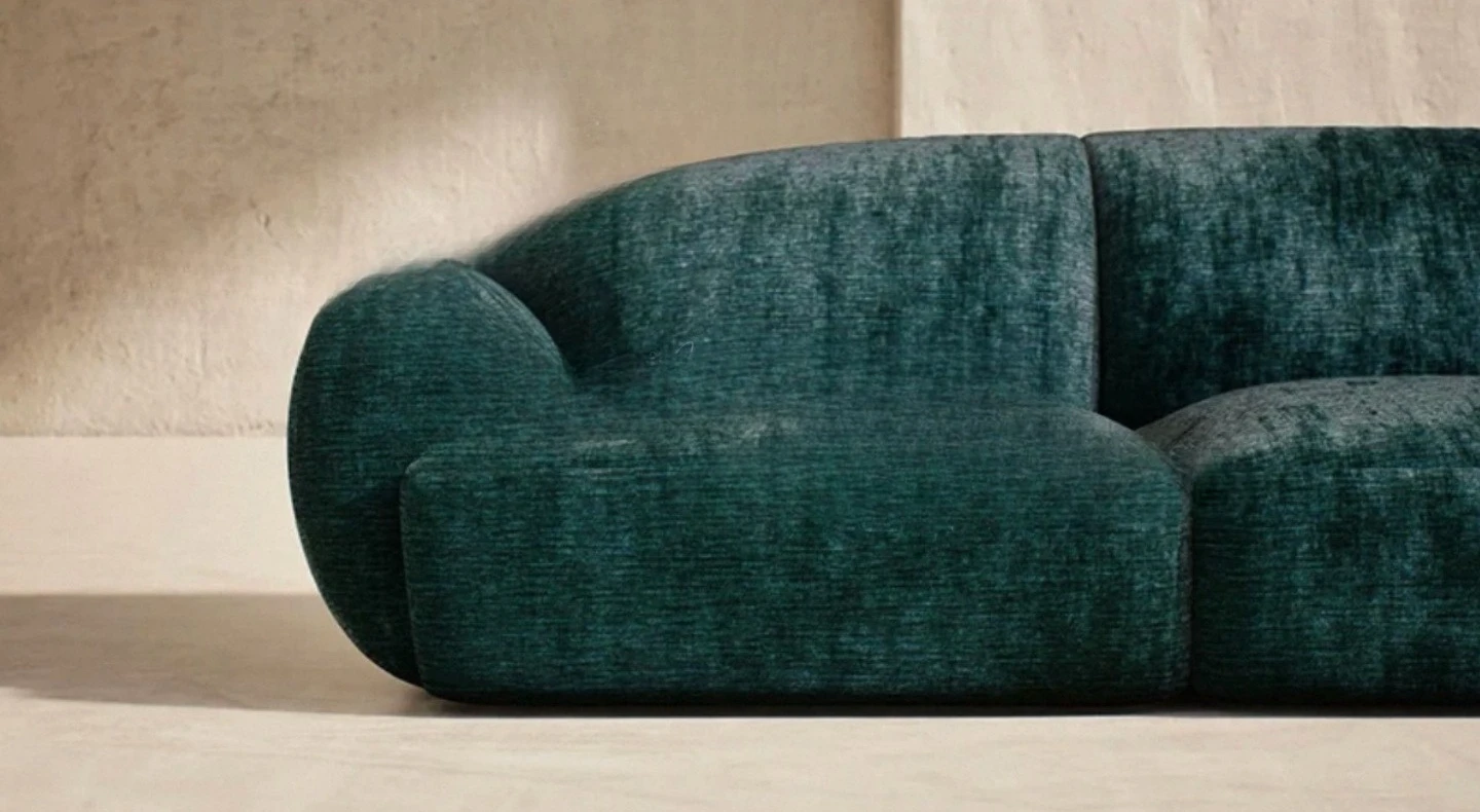 

Italian minimalist designer light luxury large combination module curved sofa special-shaped creative large flat L shape