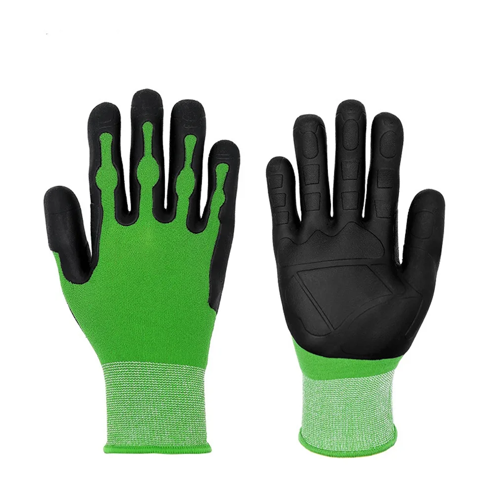 Breathable Gardening Work Gloves Waterproof Nylon Protective Gloves Puncture Resistant Non-Slip Professional Gloves