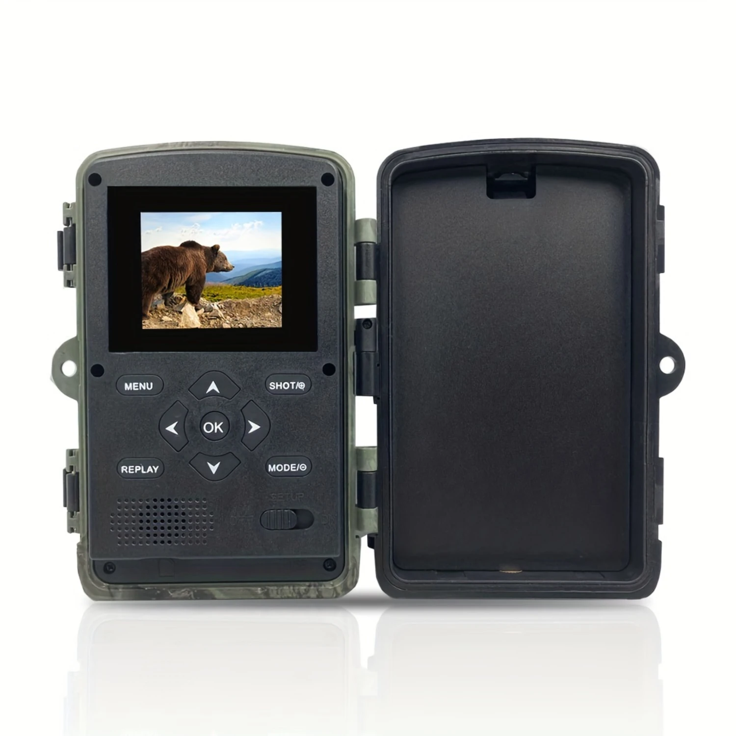 2.7K 36MP Trail Camera, Infrared Camera With 5.08 Cm LCD Screen, Fast 0.2s Trigger Speed 120°PIR Motion Activated Infrared Nigh