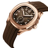 NIBOSI nouvelles montres pour hommes Top marque de luxe AQUANAUT montres à Quartz pour hommes étanche lumineux Auto Date montre masculine Reloj Hombre 4