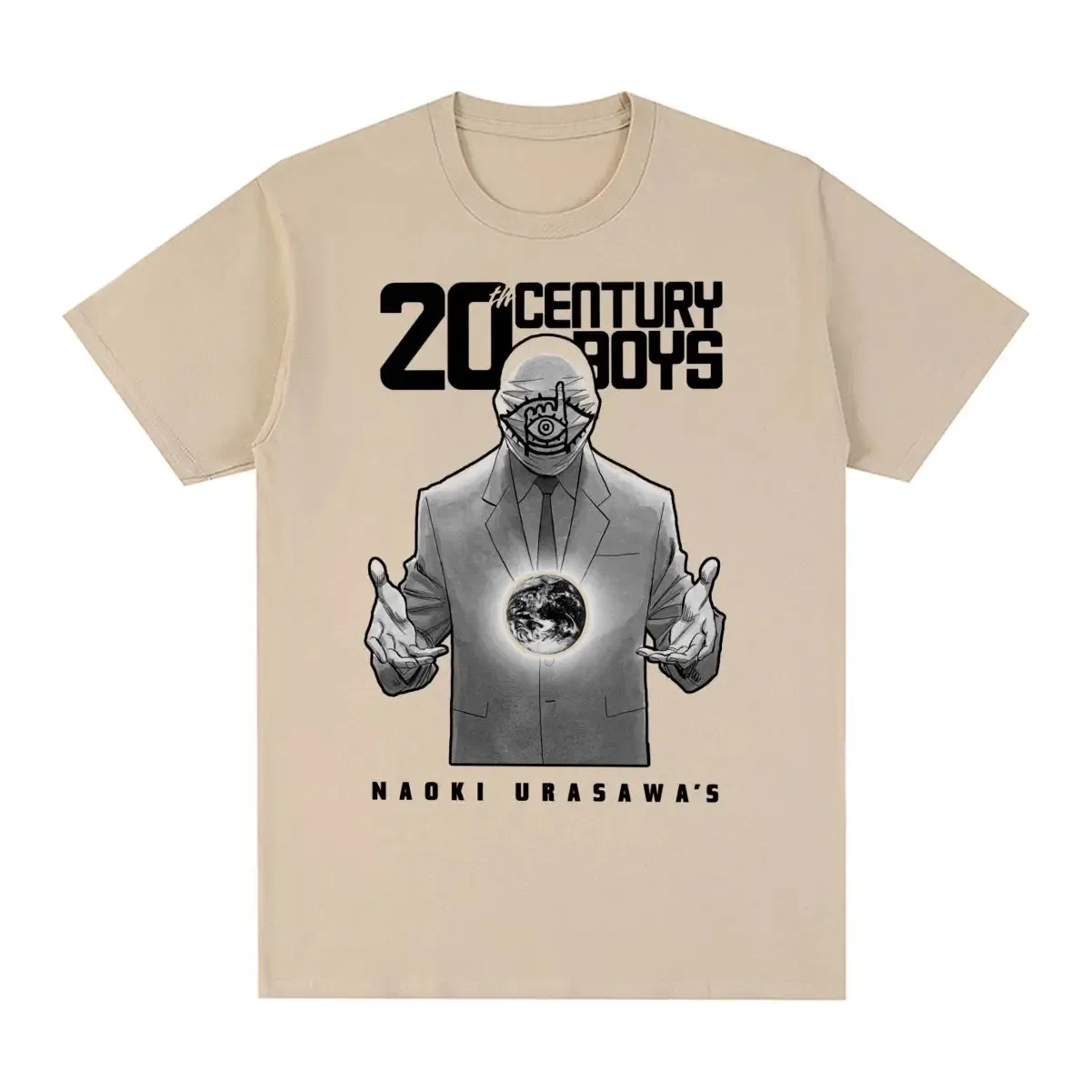 20th Century Boys Naoki Urasawa Vintage T-shirt Manga Cotton Men T shirt New Tee Tshirt Womens Tops