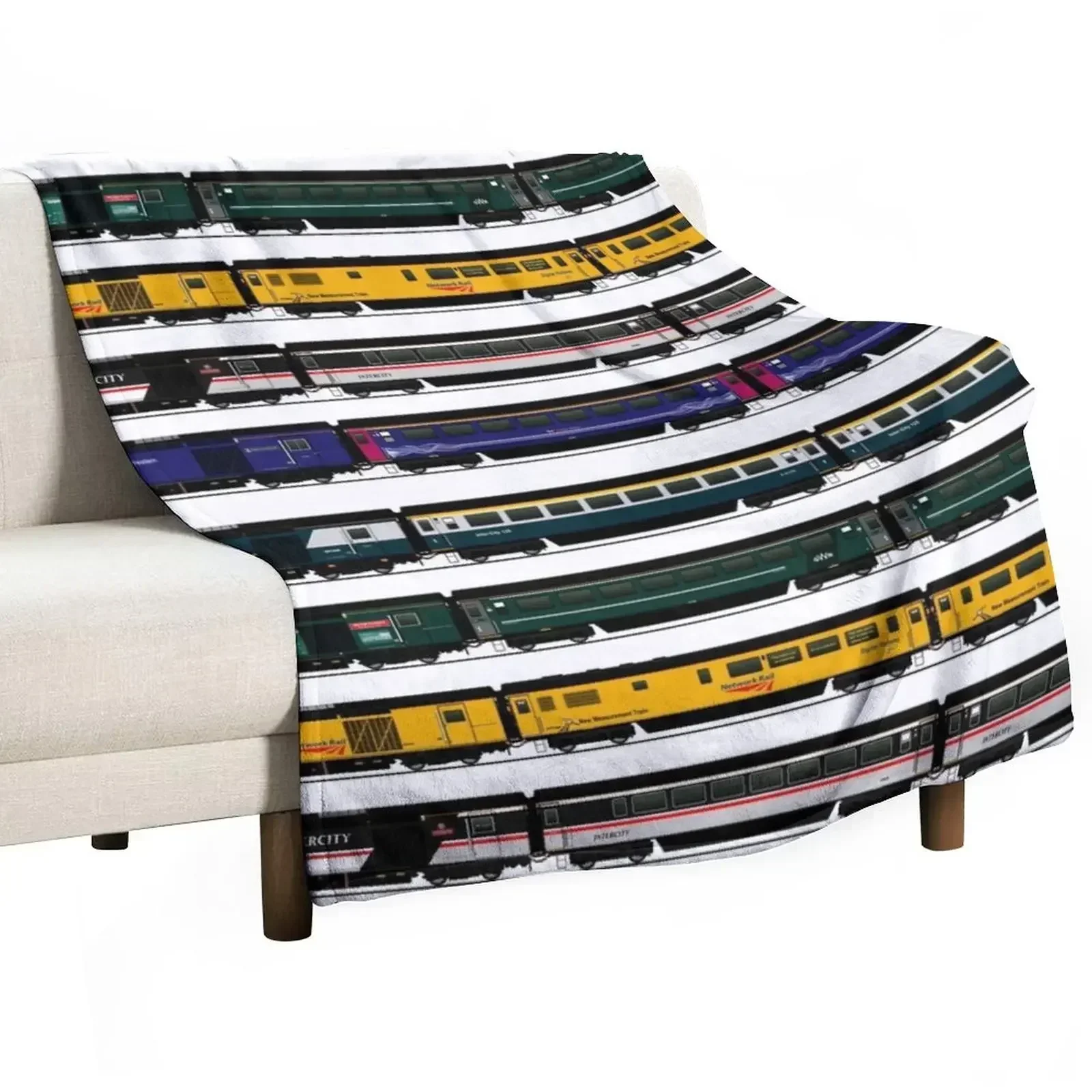 CLASS 43 INTERCITY 125 LOCOMOTIVES Throw Blanket Decorative Sofas Cute Plaid Luxury Thicken christmas decoration Blankets