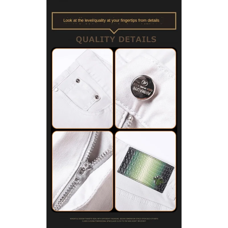 2024 summer new Laisel Tencel ice platinum gray high luxury business casual versatile Slim thin small straight jeans men's pants