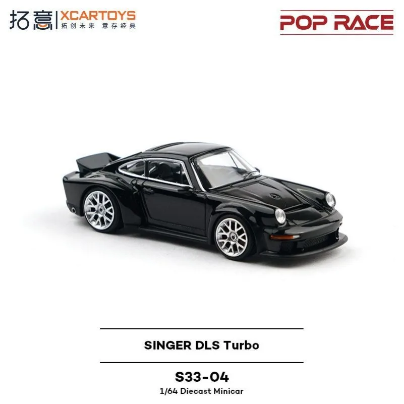 Tuoyi POPRACE Diecast 1:64 Scale Porsche Singer DLS Turbo Alloy Car Model, Collectible Play Vehicles Toy Gift for Boys