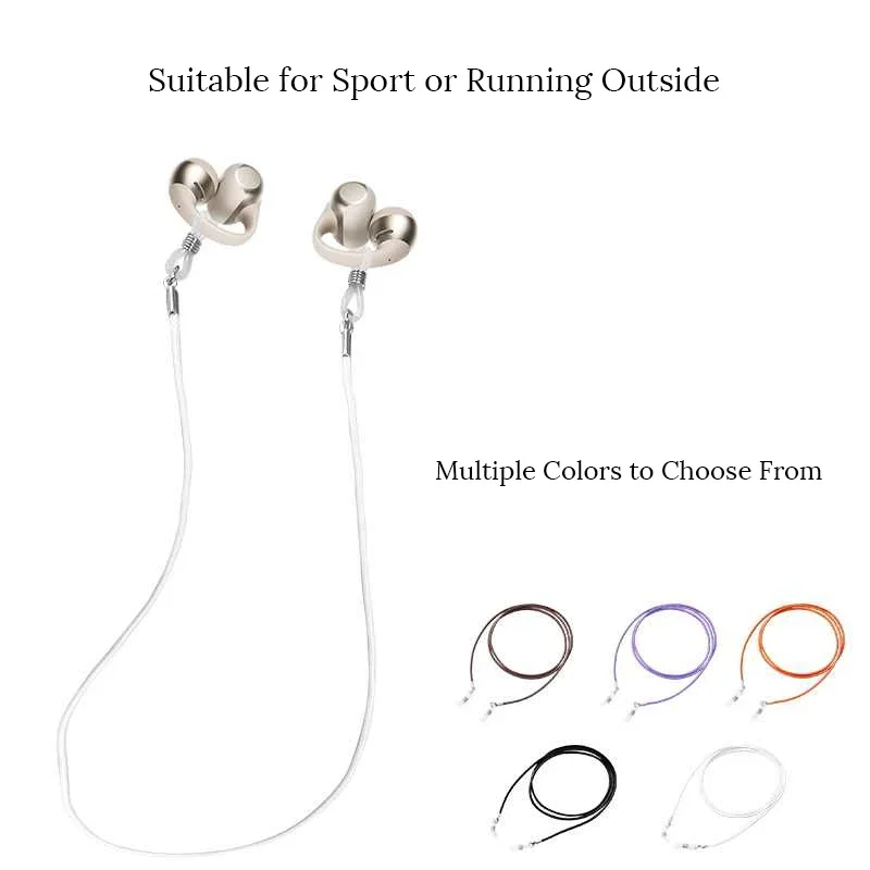 Anti-Lost Strap for Shokz OpenDots One Wireless Earbuds Soft Sports Running Lanyard Non-Slip Cord E320 Earphones Accessories