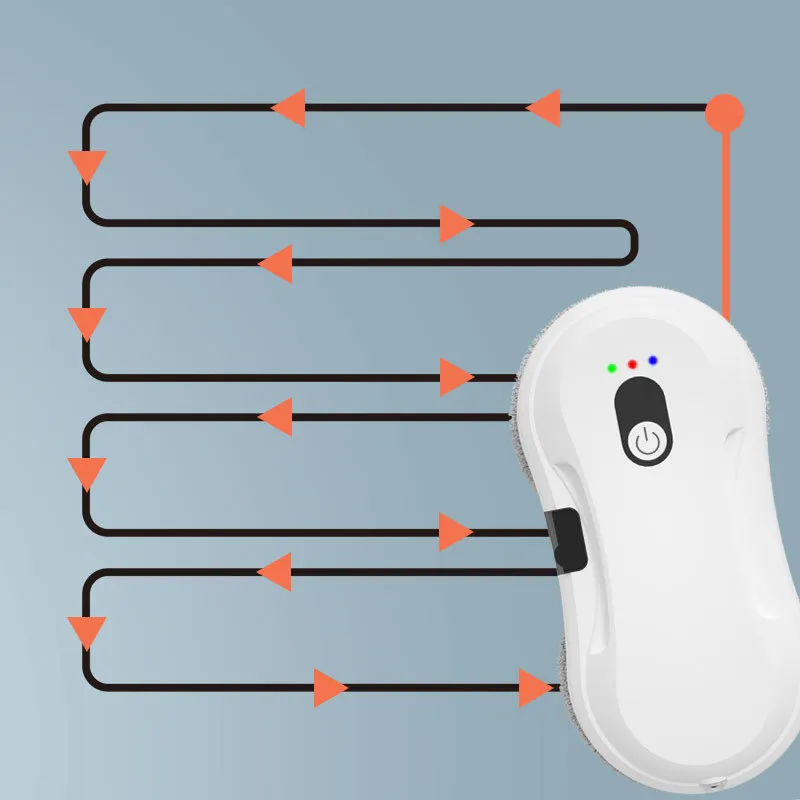 Ultra Thin Smart Window Cleaning Robot Automatic Water Spray Remote Control Glass Cleaner