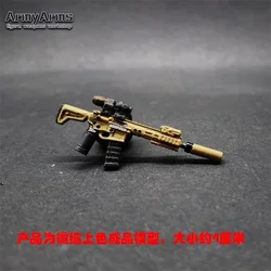 ArmyArms Scale Soldier 4CM N4 Rifle Weapon Painting Version Cannot To Launch Plastic Model Toys In Stock