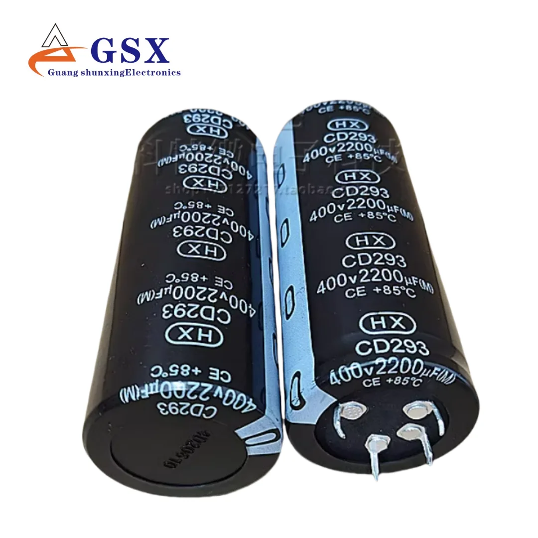 

Brand new original capacitor HX CD293 400V2200UF 40X100 4-pin/4P inverter capacitor in stock