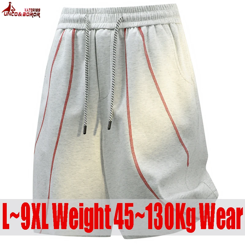 

Plus Size 8XL 9XL Bermuda Masculina Men Summer Cotton Short Homme Board Shorts Male Gym Joggers Sports Running Shorts Clothing