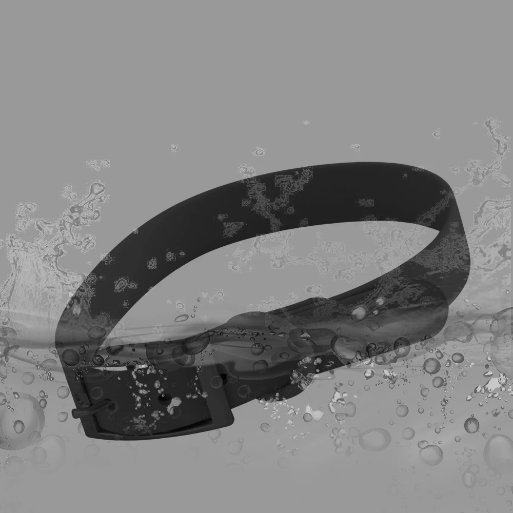 Universelle wasserdichte Hunde halsbänder mit PVC-Gummi aus Zink legierung für mittelgroßes Hunde halsband für Katzen – Detail 2