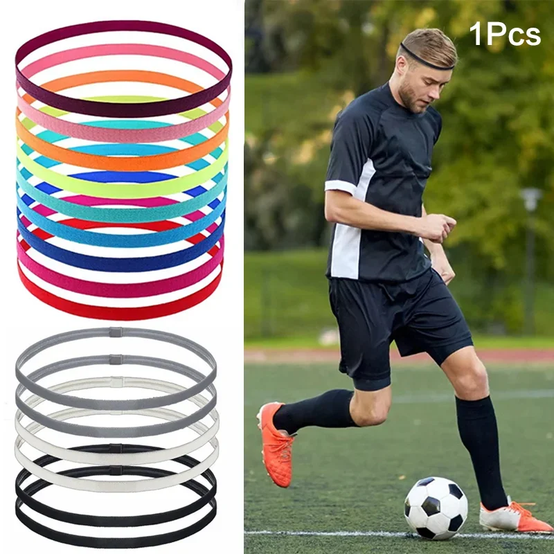 

Тонкие спортивные повязки на голову для женщин и мужчин, нескользящая повязка для волос для йоги, эластичные повязки для футбола, баскетбола, футбола, тенниса и гольфа