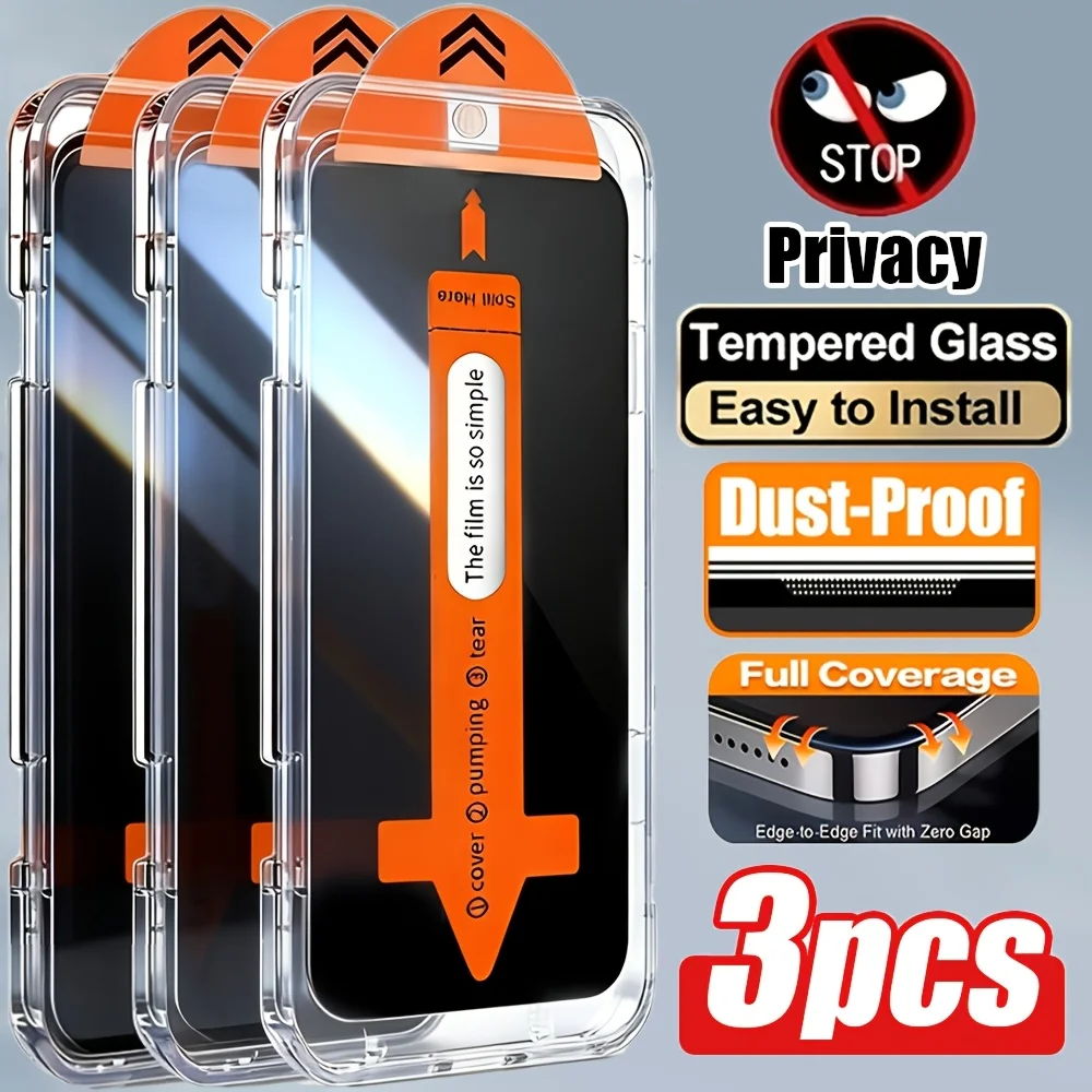 3Pcs S26 Ultra Privacy Screen Protector For Samsung S25 S24 Ultra Plus S20 FE A57 A17 A16 A56 A37 A36 A55 A16 A56 A35 A54 A07 5g