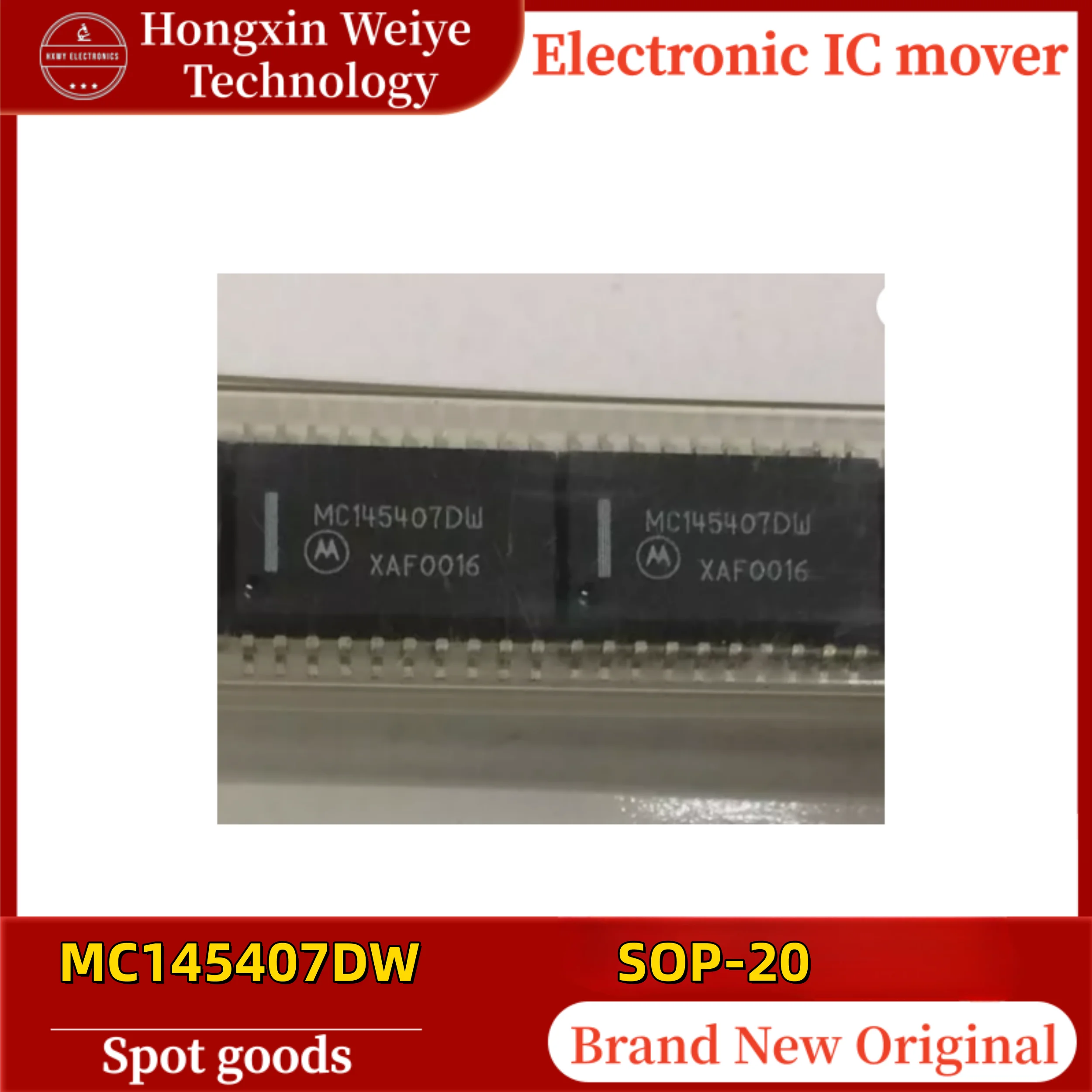 

(10/20 pieces) MC145407DW MC145407 SOP-20 Surface-Mount Line Driver / Receiver IC Chip Original Brand New In Stock Fast Shipping