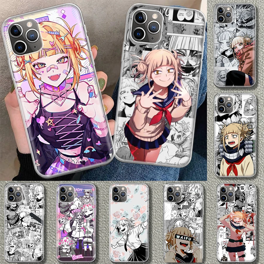 MHA Himiko Toga Phone Case Cover for iPhone 11 12 13 14 15 16 Pro Max Apple X XS XR 7 Plus 8 + Art Customized Fundas 11 14 13 12