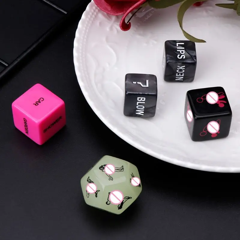 YD61 5pcs Sex Dice Fun Adult Erotic Love Sexy Posture Couple Lovers Humour Game Toy N