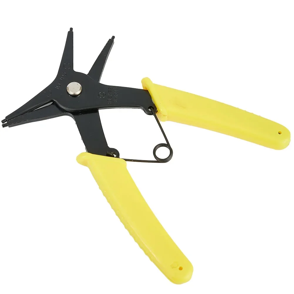 2 In 1 Circlip Pliers Set Snap Ring Pliers Multi Crimp Removable Plier Head Retaining Circlip Pliers Hand Tools