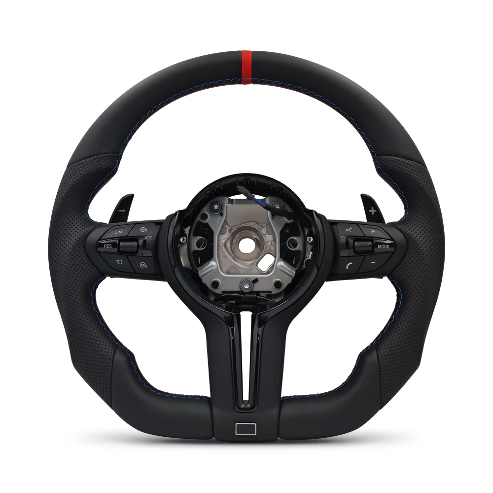 

Flat Bottom M Sport Steering Wheel for BMW F01 F06 F10 F11 F12 F20 F21 F22 F25 F26 F30 F31 F32 F33 F34 F36 M3 F80 M4 F82 M5 F90