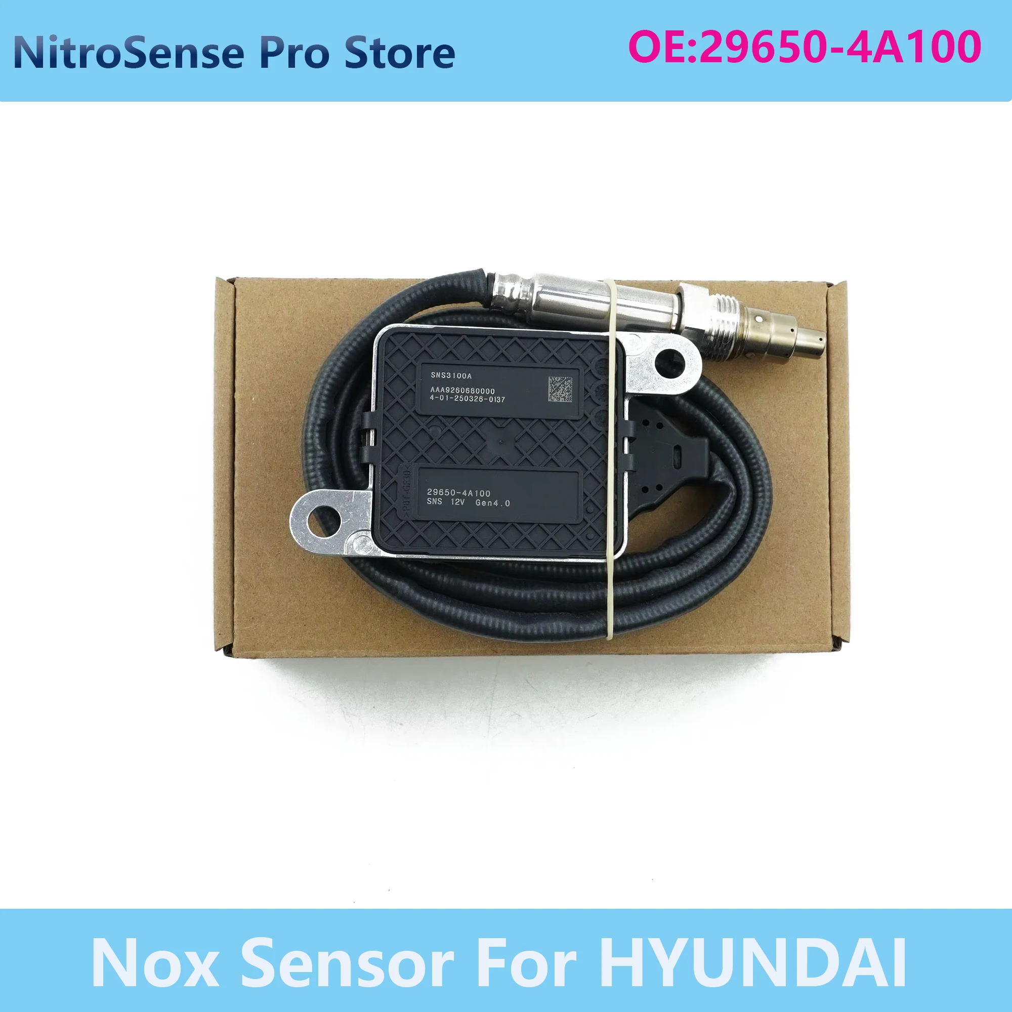 

29650-4A100 SNS3100A AAA2060270000 New Nitrogen Oxide Sensor NOx Sensor For Hyundai Porter 2 H-100 Kia Bongo 3 2019 296504A100
