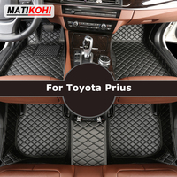 MATIKOHI Custom Car Floor Mats For Toyota Prius 2th 3th W2 W3 2003-2015 Auto Carpets Foot Coche Accessorie