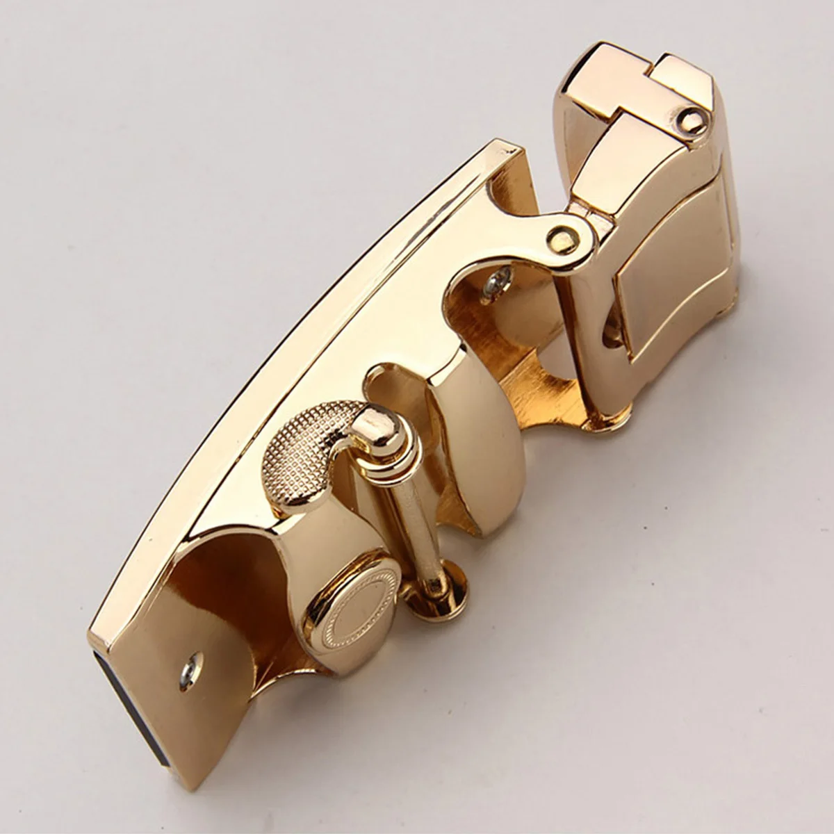 التلقائي لحزام 3.5 سنتيمتر سهلة ضبط السقاطة الرجال حزام استبدال دائم سبيكة الأعمال مشبك اسئلة حزام مشبك